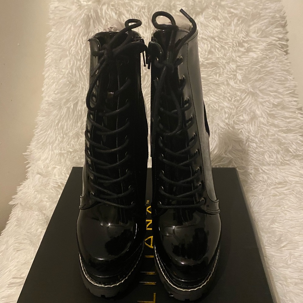 Platform Lace Up Booties